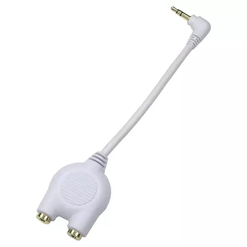 Cables Direct 3.5 mm Headphone Splitter audio cable 3.5mm 2 x 3.5mm White