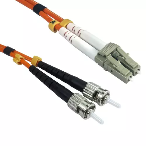 Cables Direct 30.0m LC-ST 50/125 MMD OM2 InfiniBand/fibre optic cable 30 m Orange