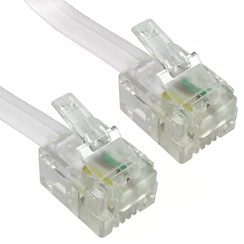 Cables Direct RJ-11 30m White