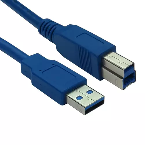 Cables Direct USB3-803BL USB cable USB 3.2 Gen 1 (3.1 Gen 1) 3 m USB A USB B Blue