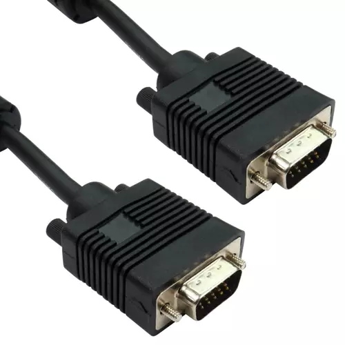 Cables Direct SVGA M/M 50m VGA cable VGA (D-Sub) Black