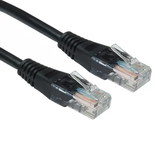 Cables Direct 5m Cat5e networking cable Black