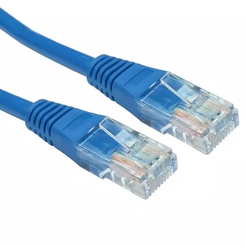 Cables Direct 5m Cat5e networking cable Blue