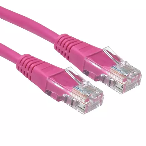 Cables Direct 5m Cat5e networking cable Pink
