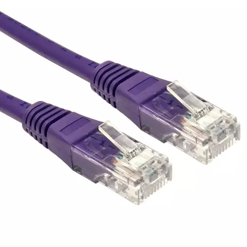 Cables Direct 5m Cat5e networking cable Violet
