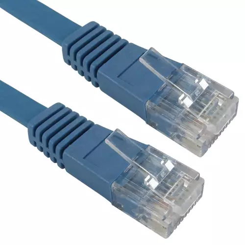 Cables Direct RJFLAT-05B networking cable Blue 5 m Cat5e U/UTP (UTP)