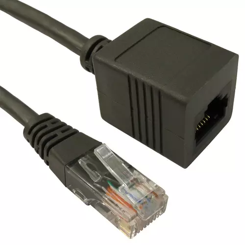 Cables Direct RJEXT-08 networking cable Grey 8 m Cat5e U/UTP (UTP)