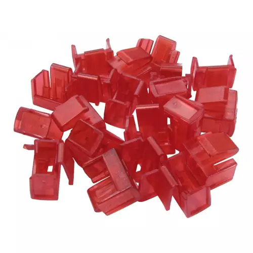 Cables Direct NLRJ45-PB02 port blocker Port blocker key RJ-45 Red Plastic 20 pc(s)