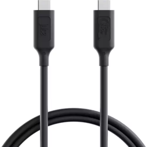 Juice JUI-CABLE-TYPEC-4.0-1M-RND-ECO-BLK USB cable USB4 Gen 2x2 USB C 240 W Black