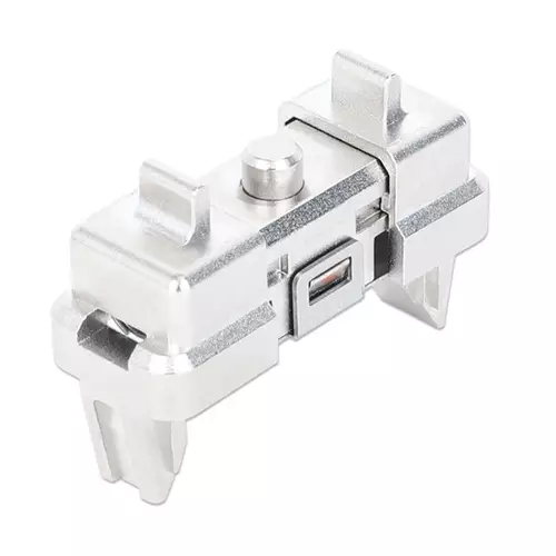 Intellinet 1U Tool-Free Rack Mount Clip (12-Pack) Innovative Solution to Easily Mount 1U Cabinet Accessories in a 10" or 19" Rack without Cage Nut Sets 12-Piece Set in Jar Silver
