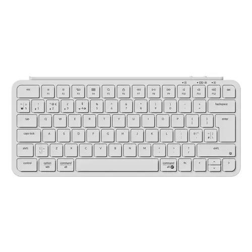 Keychron B1 Pro keyboard Home/Office USB + RF Wireless + Bluetooth QWERTY UK English Ivory