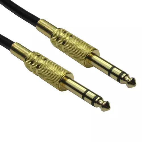 Cables Direct 4635-150GD audio cable 15 m 6.35mm Black Gold