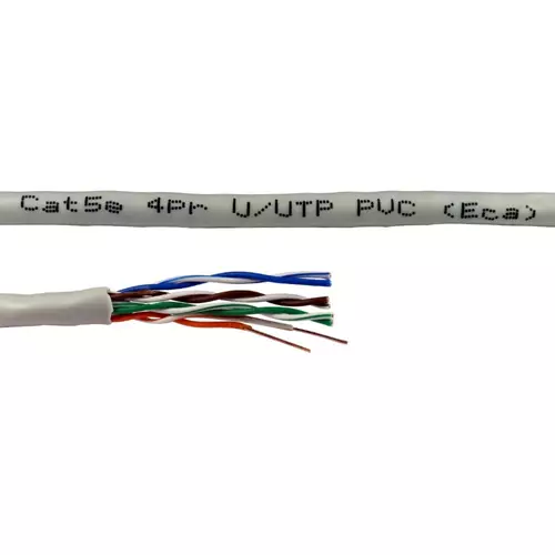 CDL 305M CAT5E UTP PVC COPPER GREY