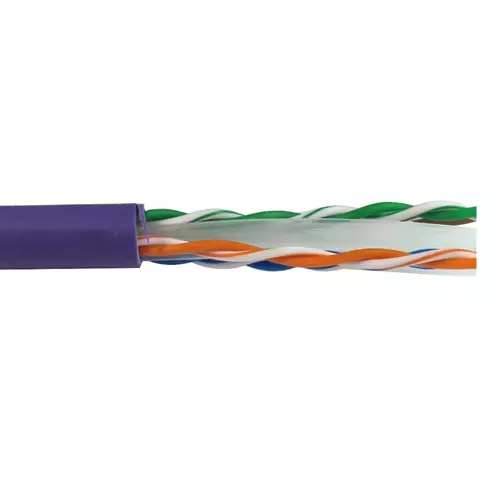 Cables Direct TC-600EA-LSZH networking cable Violet 305 m Cat6 U/UTP (UTP) Round