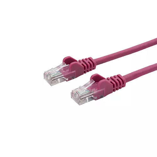 connektgear 10m RJ45 CAT6 UTP Stranded Flush Moulded LS0H Network Cable - 24AWG - Pink