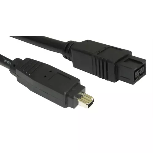 Cables Direct CDLIEE-1002-5M FireWire cable 4-p 9-p Black
