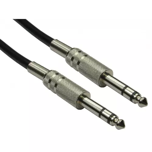 Cables Direct 4635-060NK audio cable 6 m 6.35mm Black Silver