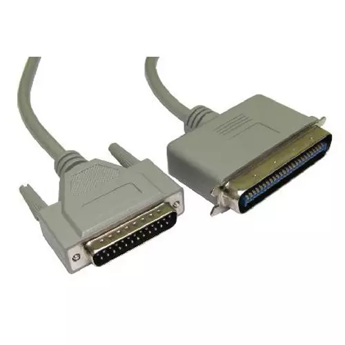 Cables Direct 1m D25 M/C50 M SCSI cable Grey External 25-p Centronics C50