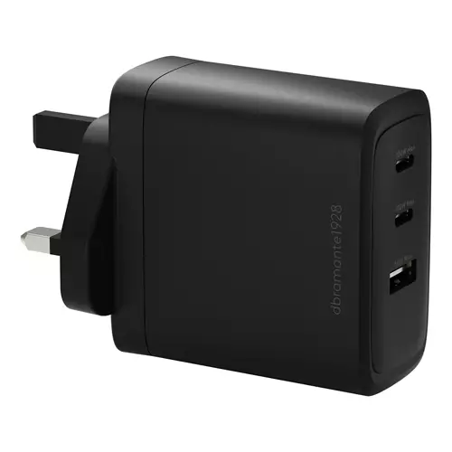 dbramante1928 IT - UK W. Charger - 2xUSB-C 100W + 1xUSB-A - BLK