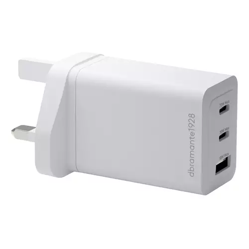 dbramante1928 IT - UK W. Charger - 2xUSB-C 70W + 1xUSB-A - WHT