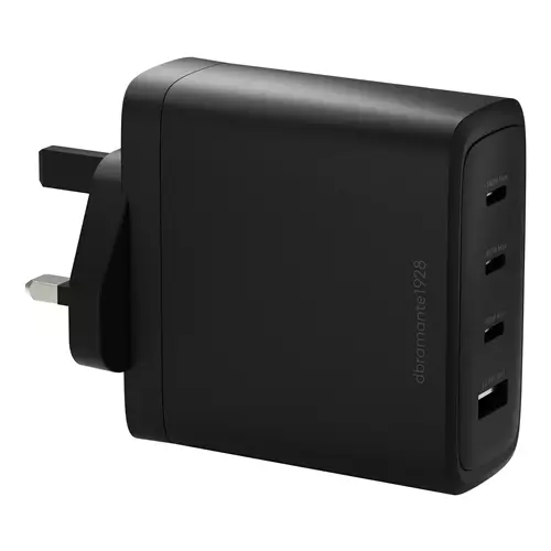 dbramante1928 IT - UK W. Charger - 3xUSB-C 140W + 1xUSB-A - BLK
