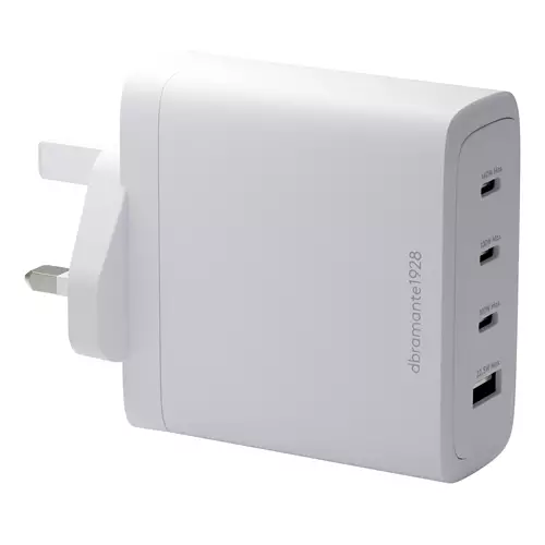 dbramante1928 IT - UK W. Charger - 3xUSB-C 140W + 1xUSB-A - WHT