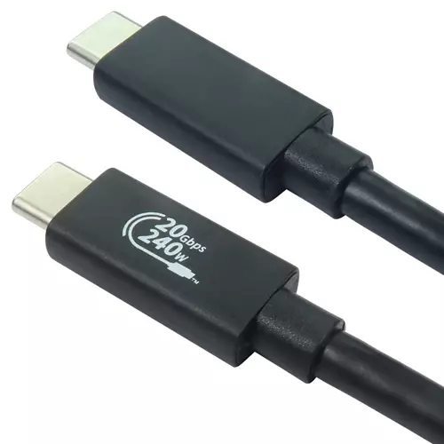 Cables Direct USB4-7200E USB cable USB4 Gen 2x2 2 m USB C 40 Gbit/s Black