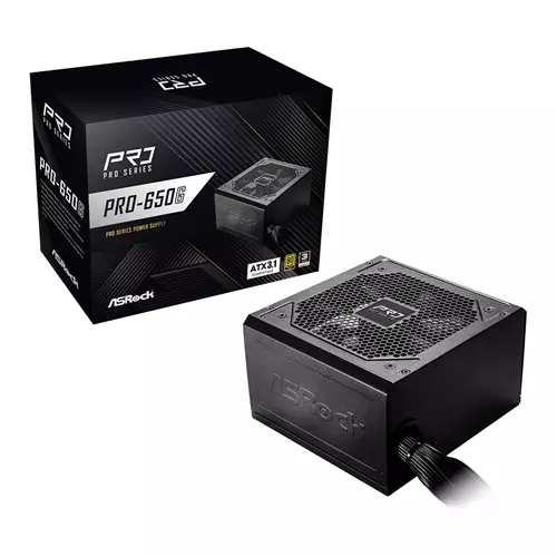Asrock PRO-650G power supply unit 650 W 24-pin ATX ATX Black