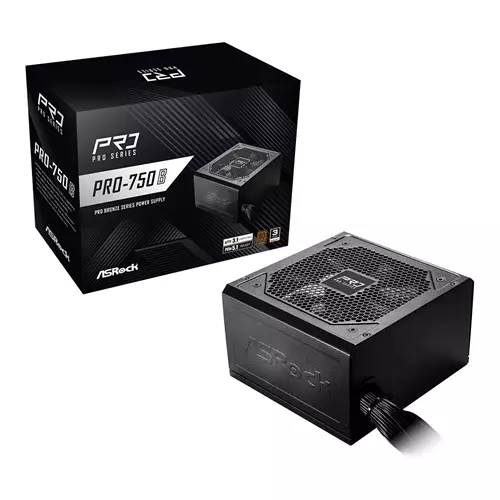 Asrock PRO-750B power supply unit 750 W 24-pin ATX ATX Black