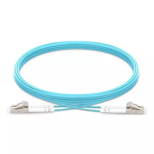 Origin Storage LC-LC OM4 Fibre Optic Cable Multimode Duplex Aqua 2m