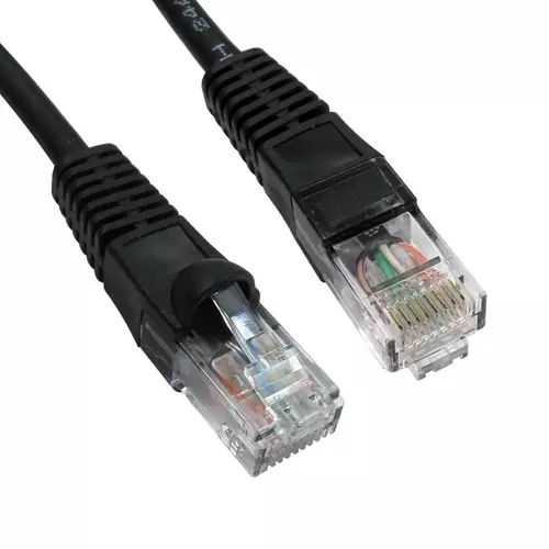 Cables Direct Cat6 20m networking cable Black U/UTP (UTP)