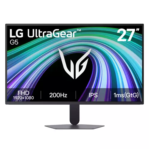 Photos - Monitor LG UltraGear G5 27G523B-B 27" Full-HD IPS 200Hz 1ms Gaming  27G523B-B.AEK 