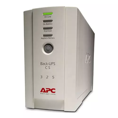 APC Back-UPS CS 325VA 230V without auto shutdown software 4 IEC outlets (1 surge)