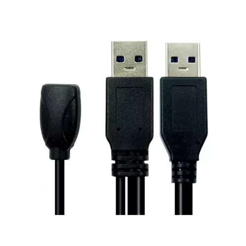 Cables Direct USB3-AABOOST-10M USB cable USB 3.2 Gen 1 (3.1 Gen 1) USB A Black