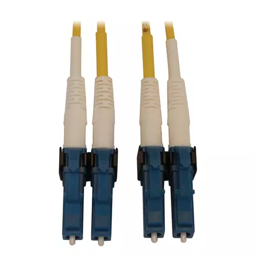 Tripp Lite N370X-05M 400G Duplex Singlemode 9/125 OS2 Switchable Fiber Optic Cable (LC/UPC M/M) LSZH Yellow 5 m (16.8 ft.)