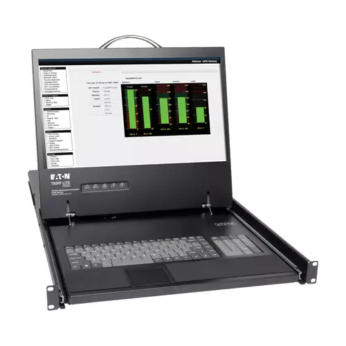Tripp Lite B070-016-19 NetCommander 16-Port Cat5 1U Rack-Mount Console KVM Switch with 19-in. LCD
