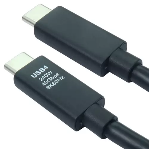 Cables Direct USB4-5300E-ACT USB cable USB4 Gen 2x2 3 m USB C 40 Gbit/s Black