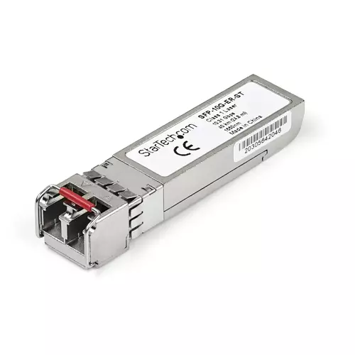 StarTech.com Cisco SFP-10G-ER Compatible SFP+ Module - 10GBASE-ER - 10GbE Single Mode Fiber SMF Optic Transceiver - 10GE Gigabit Ethernet SFP+ - LC 40km - 1550nm - DDM Cisco Firepower ASR9000 ASR1000