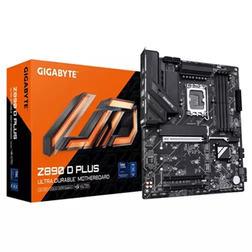 Photos - Motherboard Gigabyte Z890 D PLUS  - Supports Intel Core Ultra  CPUs 12+1+2 phases VRM up to 9466MHz DDR5 (OC) 1xPCI (Series 2)