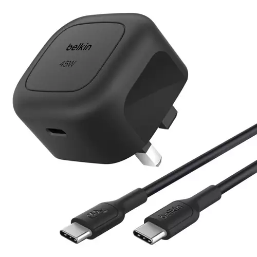Belkin Compact USB-C Wall Charger 45W + USB-C Cable