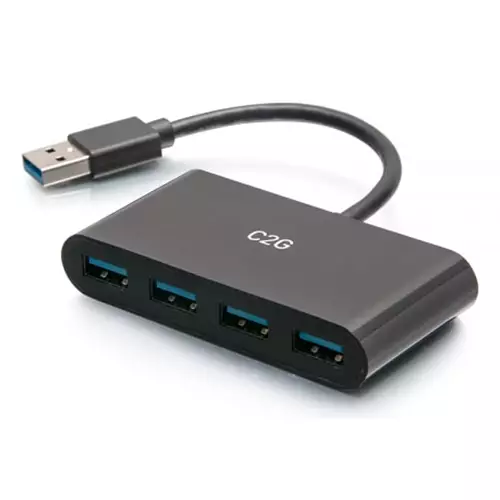 C2G 4-Port USB-A 3.0 Hub - SuperSpeed USB 5Gbps