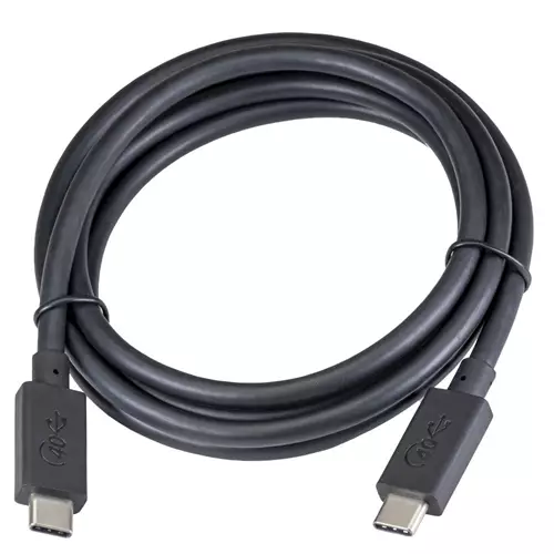 Cablenet 40-4415. Cable length: 1.5 m. Connector 1: USB C Connector 2: USB C USB version: USB4 Gen 3x2 Connector gender: Male/Male Maximum data transfer rate: 40 Gbit/s Product colour: Black