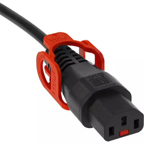 Photos - Other Components Cablenet 0.5m IEC C14 - IEC C13 IEC Lock + Black PVC 1.0mm Power Leads 42-3120