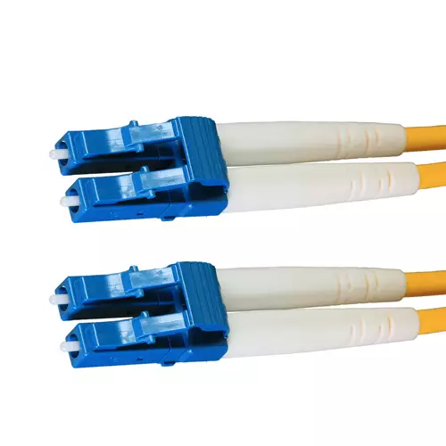 Cablenet 15m OS2 9/125 LC-LC Duplex Yellow LSOH Fibre Patch Lead