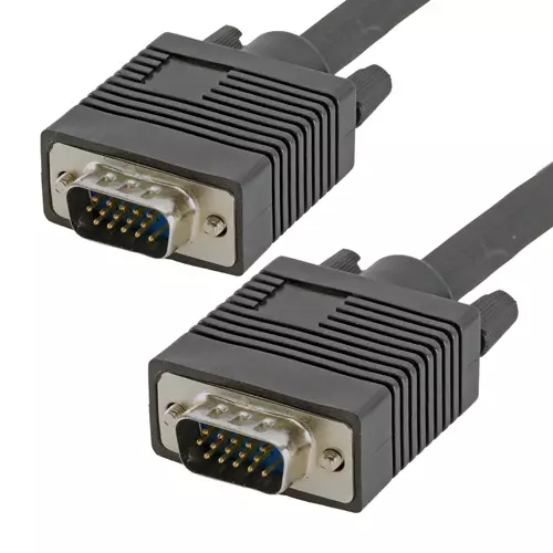 Cablenet 2m SVGA DDC2 HD15 Male - Male Black PVC Cable. Cable length: 2 m Connector 1: VGA (D-Sub) Connector 2: VGA (D-Sub). Cable diameter: 8 mm. Quantity per pack: 1 pc(s)