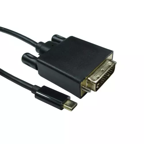 Cablenet 2m USB 3.1c Male - DVI 24+1 (4K@30Hz) Male. Cable length: 2 m Connector 1: USB Type-C Connector 2: DVI-D