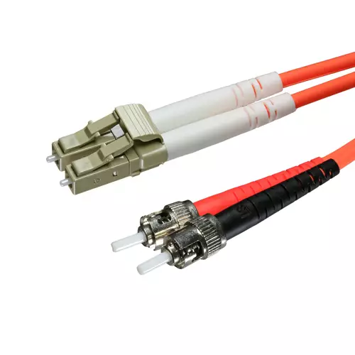 Cablenet 5m OM3 50/125 LC-ST Duplex Orange LSOH Fibre Patch Lead. Cable length: 5 m Fibre optic type: OM3 Connector 1: LC Connector 2: ST Core diameter: 50 m Connector gender: Male/Male Full duplex
