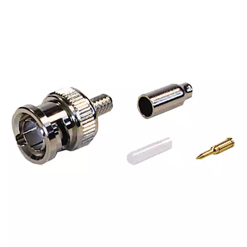 Cablenet BNC 4 Part Crimp Plug RG179 Turned