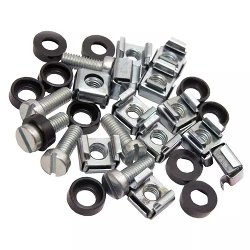 Cablenet Cage Nuts & Screws M6 Silver (PK 50). Type: Cage nuts pack Product colour: Silver. Quantity per pack: 50 pc(s)