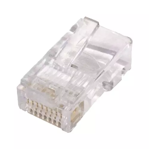 Cablenet Cat6 RJ45 UTP 50u Crimp Plug Solid/Stranded (1 Part)